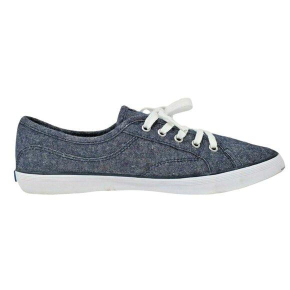 Keds Canvas Blue Denim Jean Sneakers Shoes WF56877 - Women's Size 8 M Casual - Picture 3 of 10